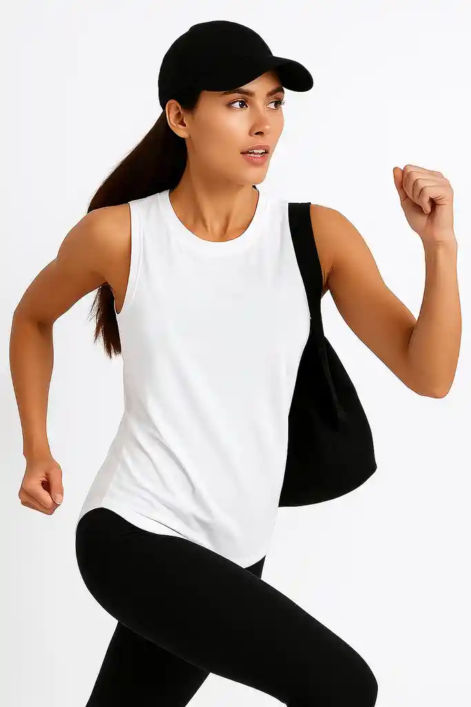 Top Sporty Básica - White Flow