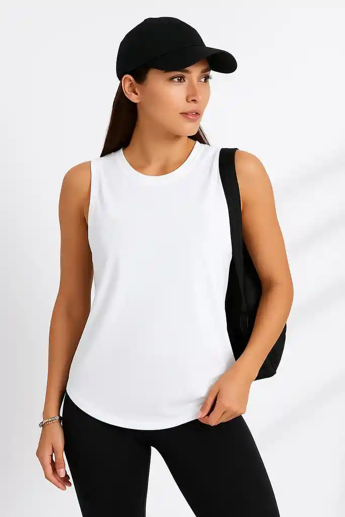 Top Sporty Básica - White Flow