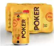 Cerveza Poker Six Pack Lata 330 Ml
