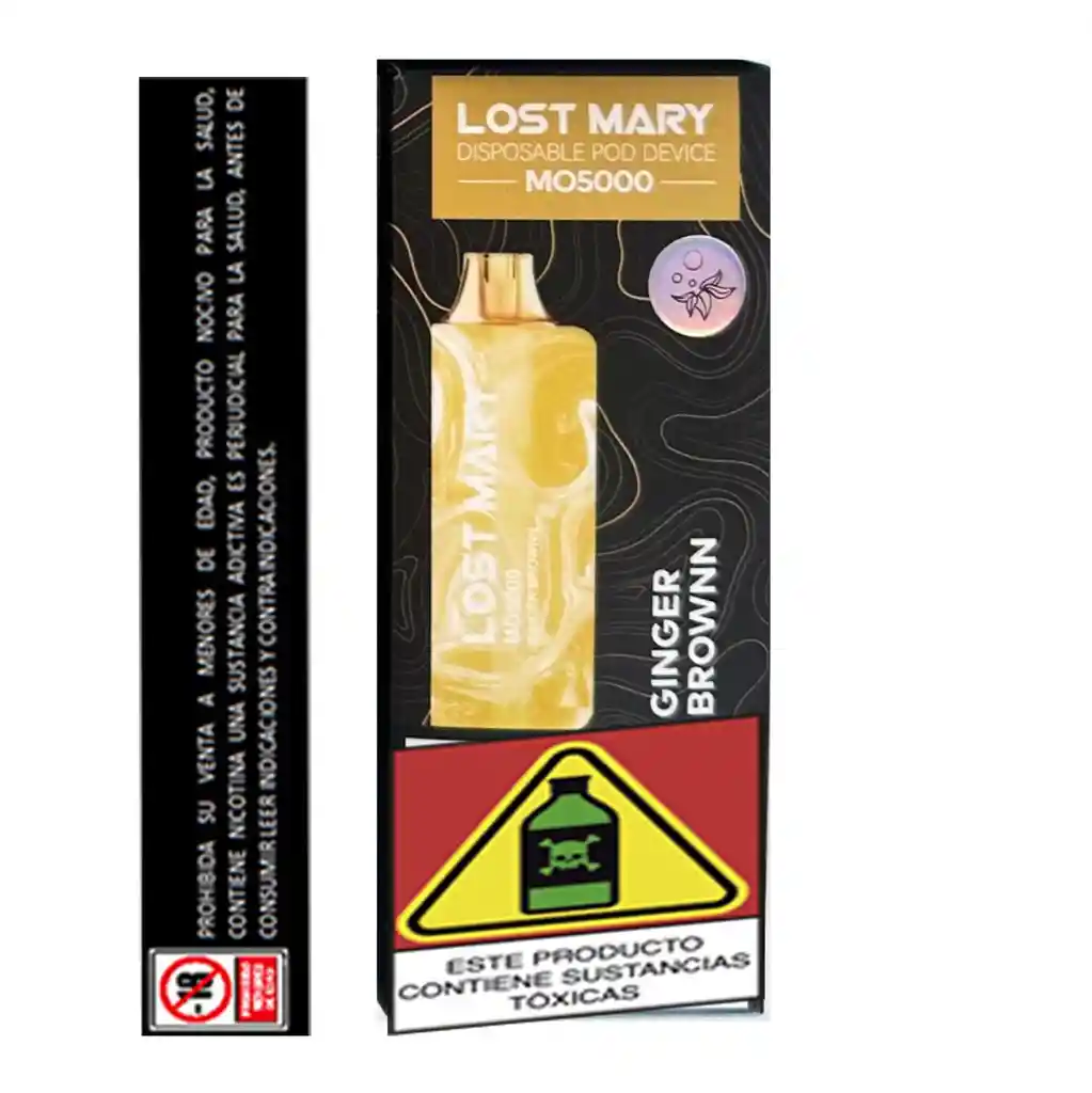 Vapeador Lost Mary 5.000 Puffs Ginger Brown