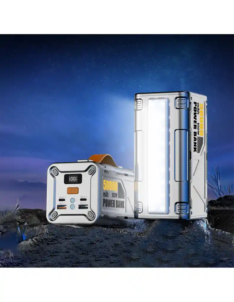 Power Bank Movisun 50000 Mah Rocket P55 100w Carga Rápida