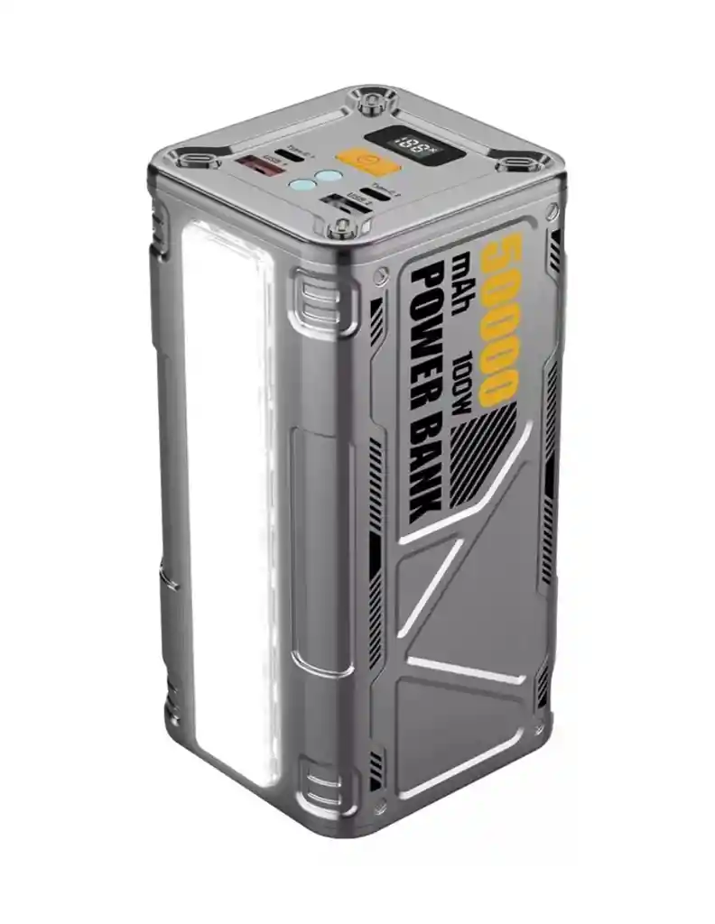 Power Bank Movisun 50000 Mah Rocket P55 100w Carga Rápida
