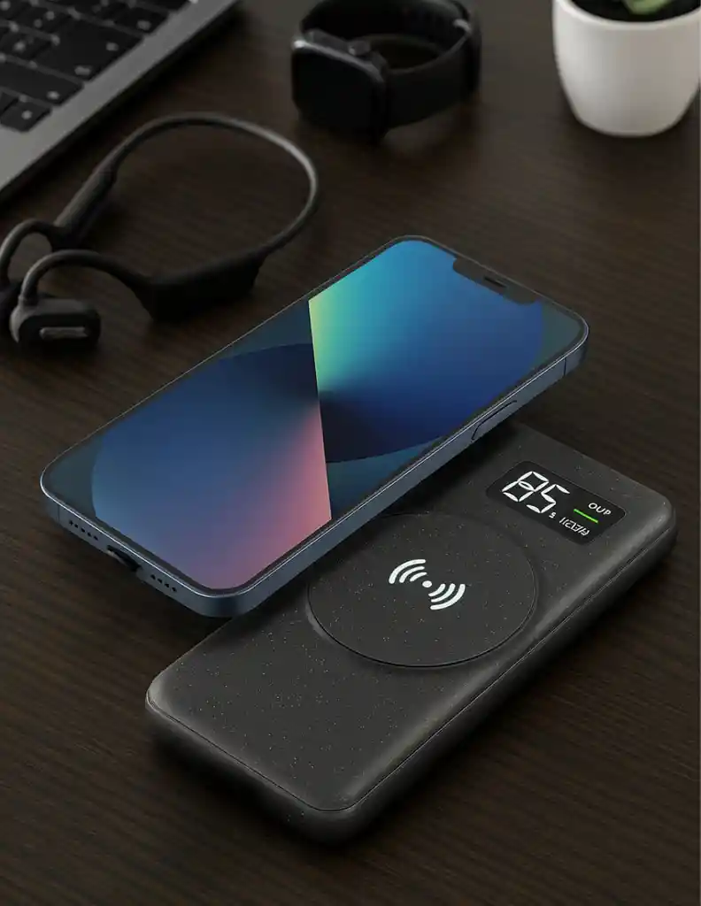Powerbank Movisun Rocket Inalámbrica P10 10000 Mah, Carga Rápida