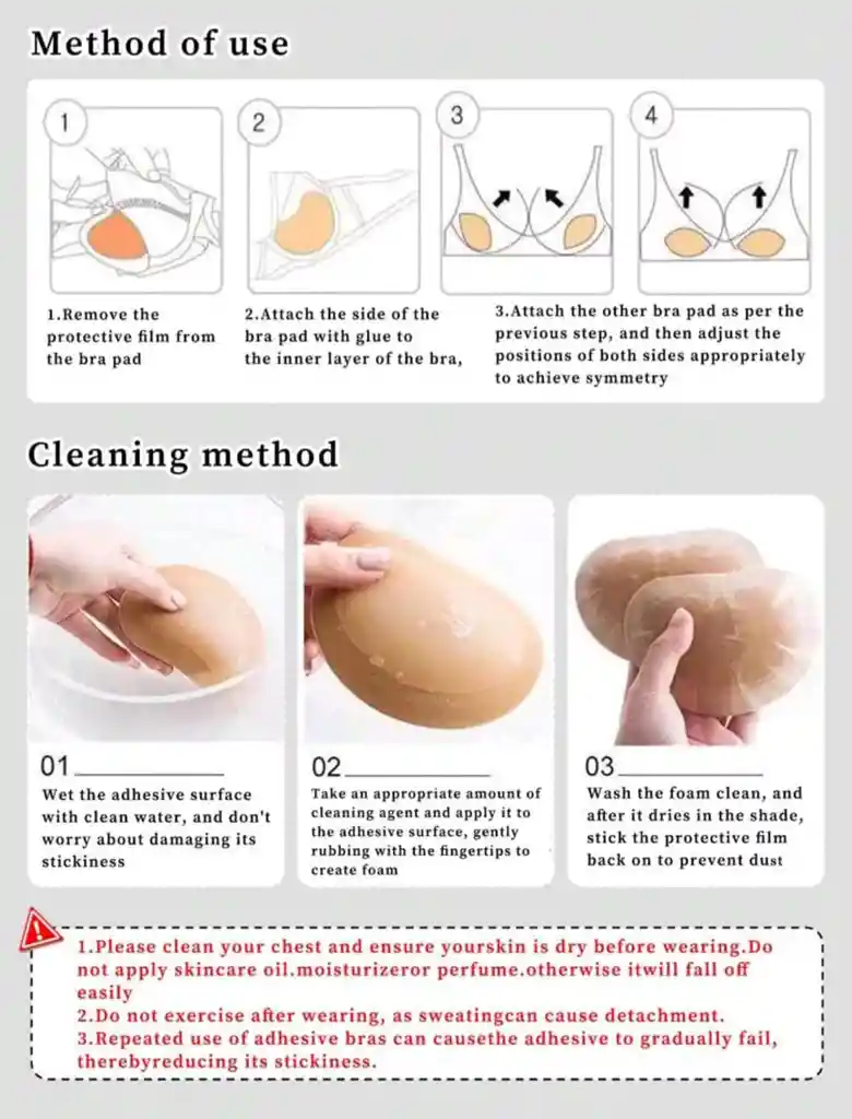 Almohadillas Push-up Invisiblesf