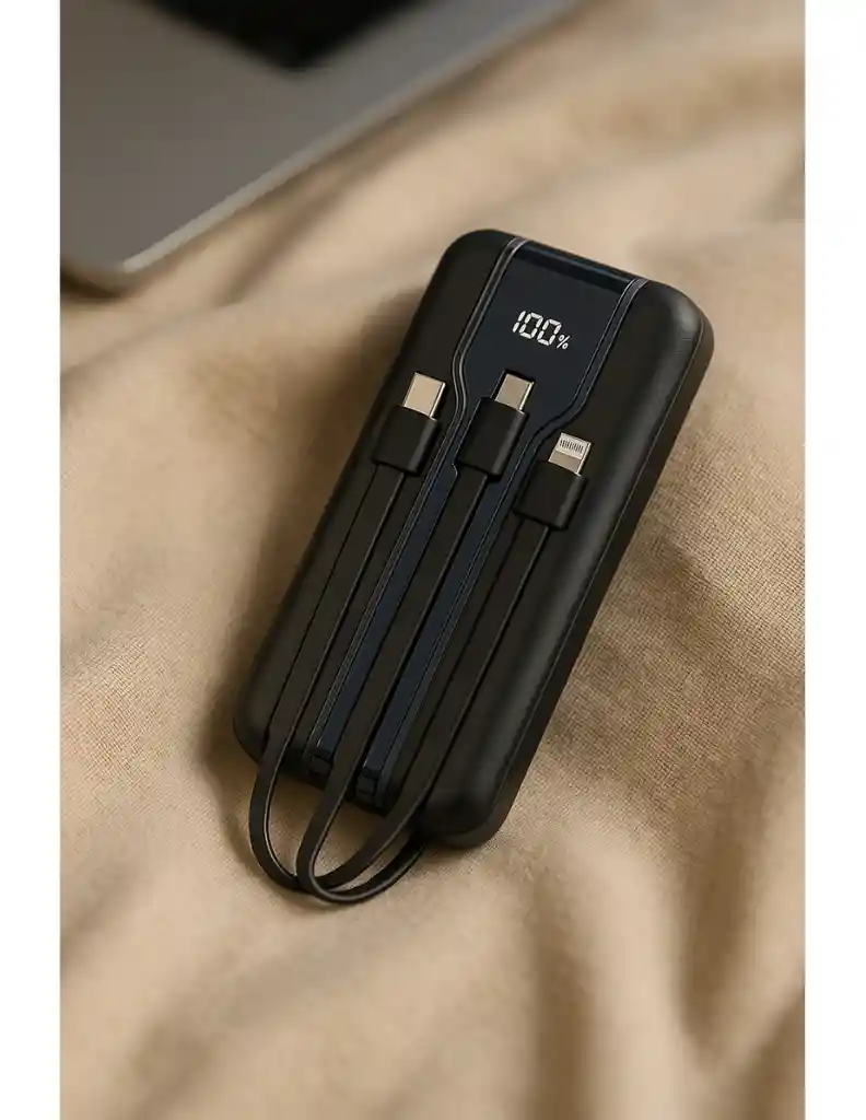 Powerbank Movisun Rocket P17 10000 Mah 22.5w Con Cables Integrados