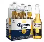 Six Pack Cerveza Corona Extra 330 Ml X 6 Botellas