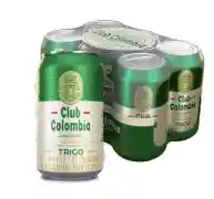 Six Pack Cerveza Club Colombia Trigo Lata X6 Unidades (330 Ml C/u)