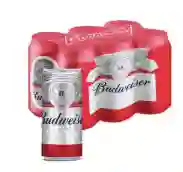 Six Pack Cerveza Budweiser Lata X6 Unidades (269 Ml C/u)