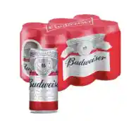Six Pack Cerveza Budweiser Lata X6 Unidades (269 Ml C/u)