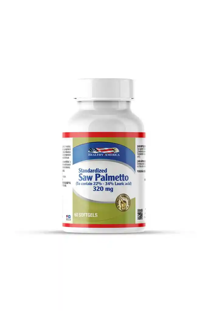 Saw Palmetto 320mg 60cap Healthy America