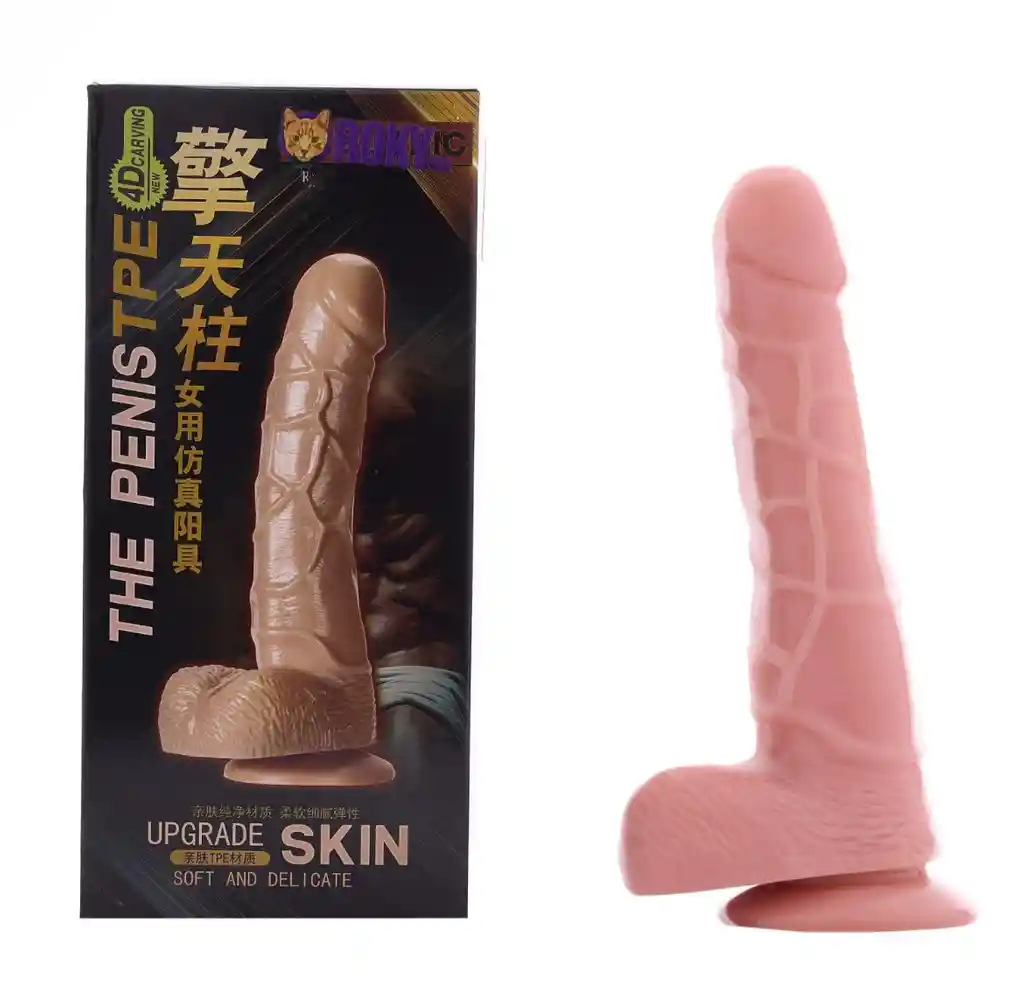 Dildo Masturbador Dimitar 20cm Consolador Venoso Ultra Realista De Silicona Estimulador gay unisex