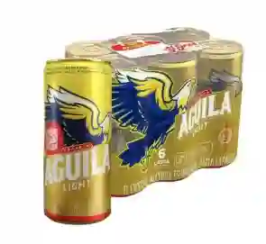 Six Pack Cerveza Águila Light En Lata X6 Unidades (269 Ml C/u)
