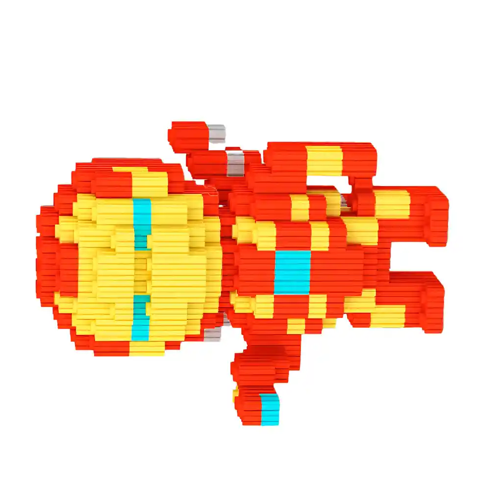 Iron Man Anime Juguete Armable Armatodo Construcción Niños