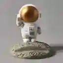 Moderno Soporte Con Base Astronauta En La Luna Para Celular