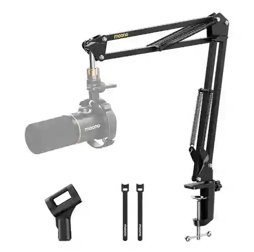 Maono Brazo Micrófono, Kit Soporte Ajustable De Metal, Ba20
