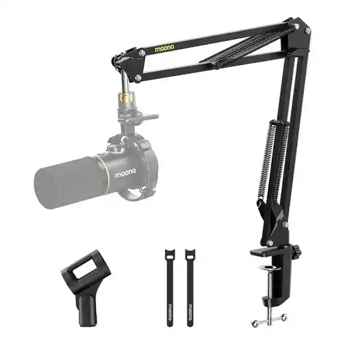 Maono Brazo Micrófono, Kit Soporte Ajustable De Metal, Ba20