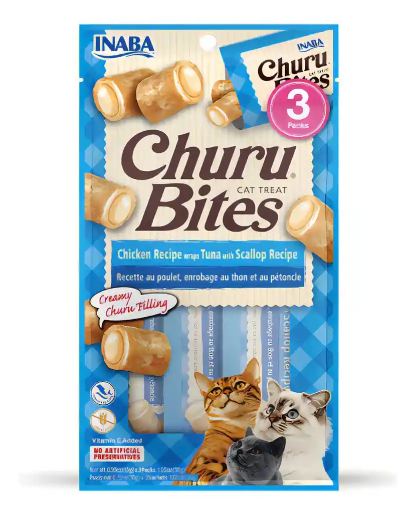 Churu Bites Gato Atún/viera