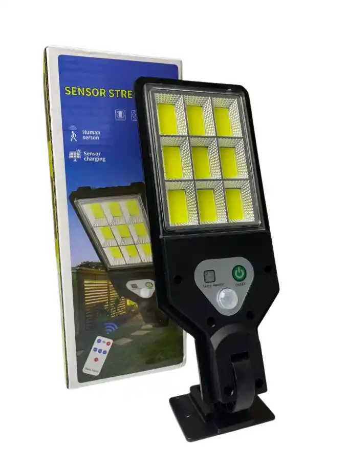 Lámpara Solar Led Para Exterior Con Sensor De Movimiento Y Control Remoto