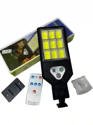Lámpara Solar Led Para Exterior Con Sensor De Movimiento Y Control Remoto