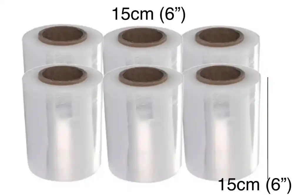 Strecht Vinipel 15cm (6") Para Embalaje X350m