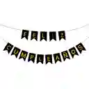 Letrero Banderin Feliz Cumpleaños