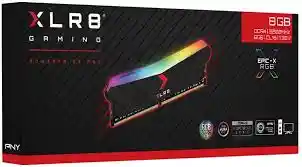 Memoria Ram Ddr4 8gb 3200mhz (md8gd4320016xrgb) Pc Gaming Pny Blindada Luminosa