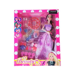 Muñeca Vestido Accesorios Belleza Reinado Juguete Niñas