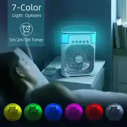 Mini Aire Acondicionado Portatil Ventilador Con Agua Viajero