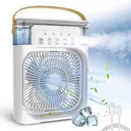 Mini Aire Acondicionado Portatil Ventilador Con Agua Viajero