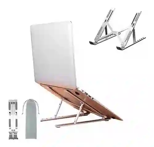 Base Soporte Escritorio Metalica Ajuste Para Portatil/ Tablet