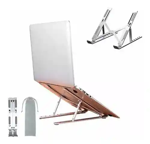 Base Soporte Escritorio Metalica Ajuste Para Portatil/ Tablet