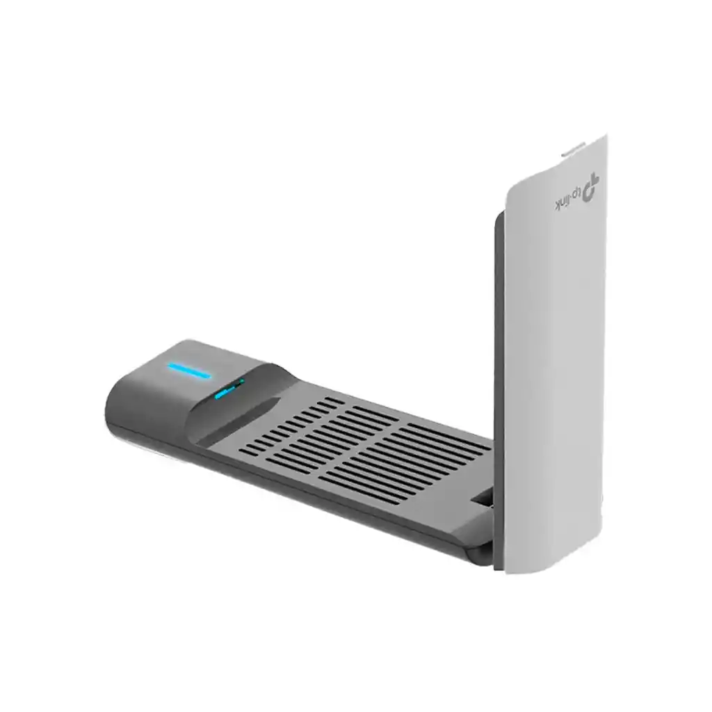 Adaptador De Red Tp-link Wi-fi 6 Ax1800 Usb De Alta Ganancia Con Base Para Escritorio