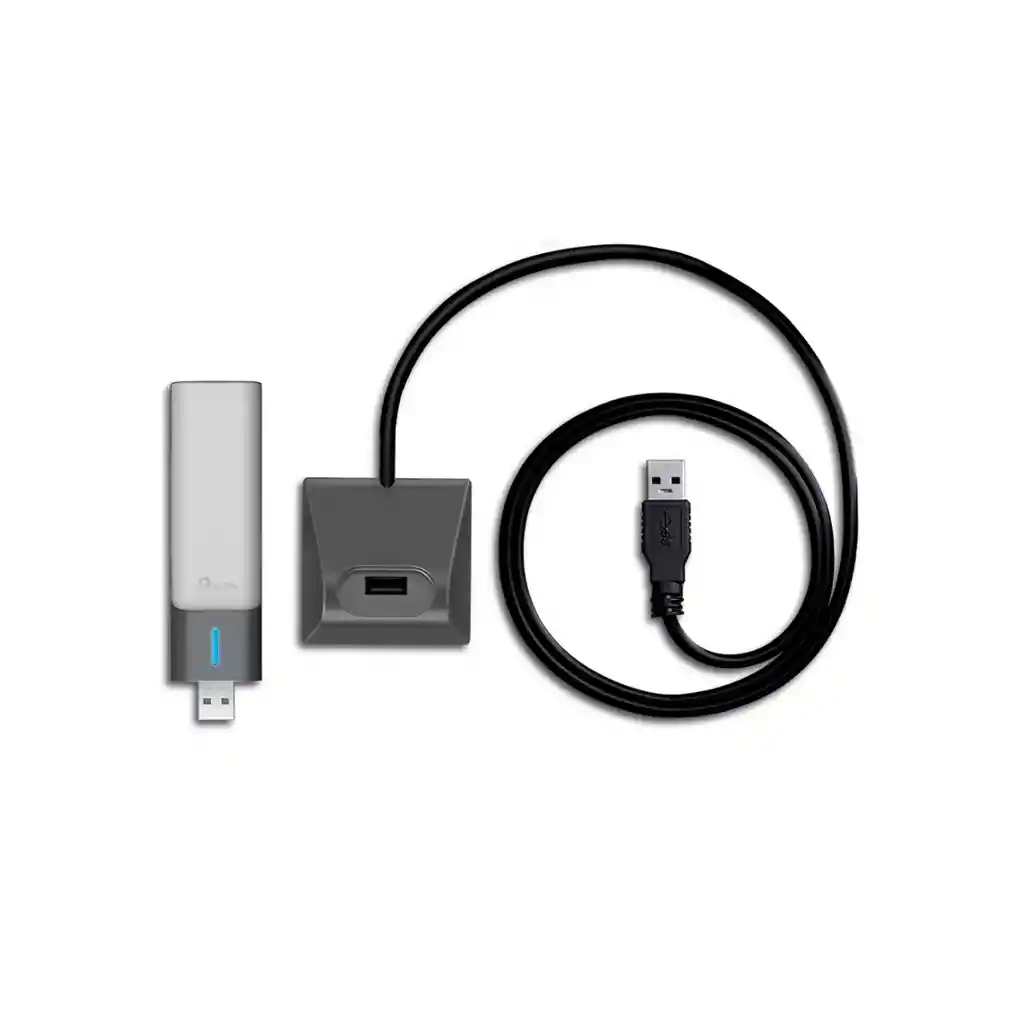 Adaptador De Red Tp-link Wi-fi 6 Ax1800 Usb De Alta Ganancia Con Base Para Escritorio