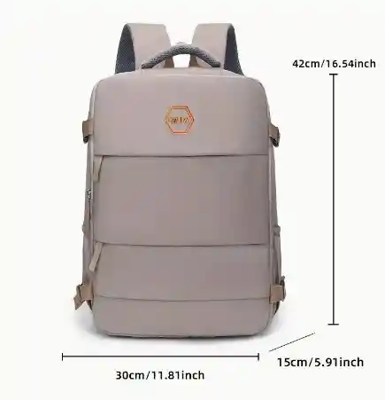 Maleta De Viaje Grande Elegante Gobag Gris