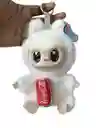 Llavero Peluche Labubu Rosa Coca-cola