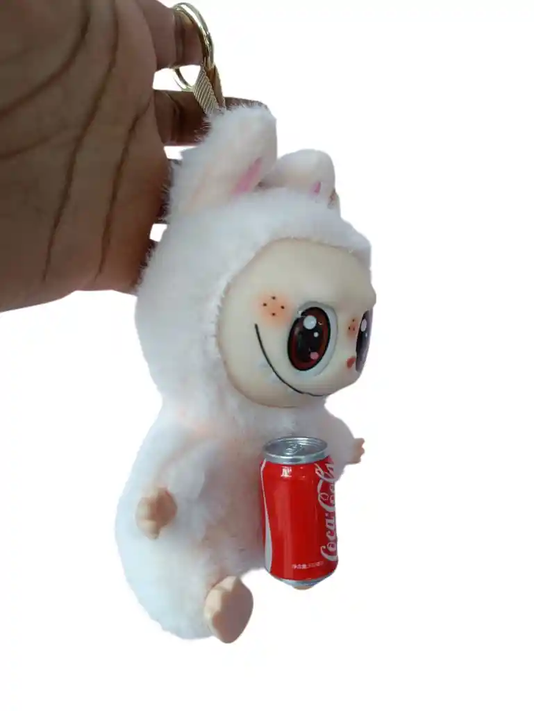 Llavero Peluche Labubu Rosa Coca-cola