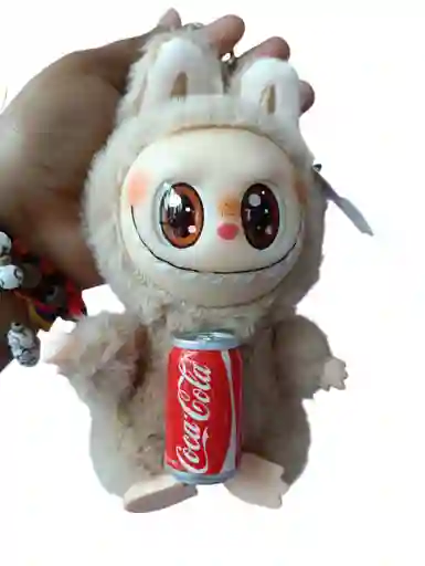 Llavero Peluche Labubu Marrón Coca-cola Lata