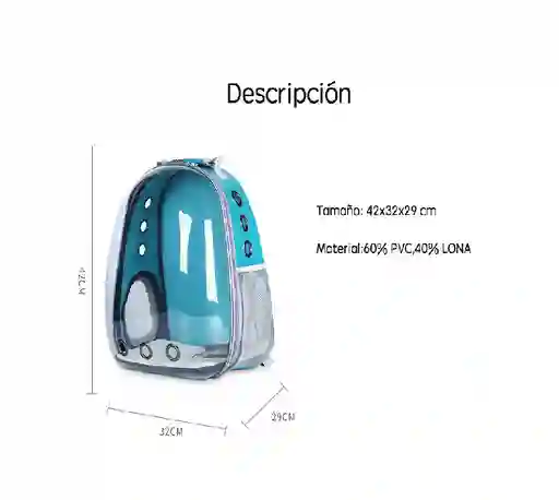 Morral Transparente Impermeable - Pb12a