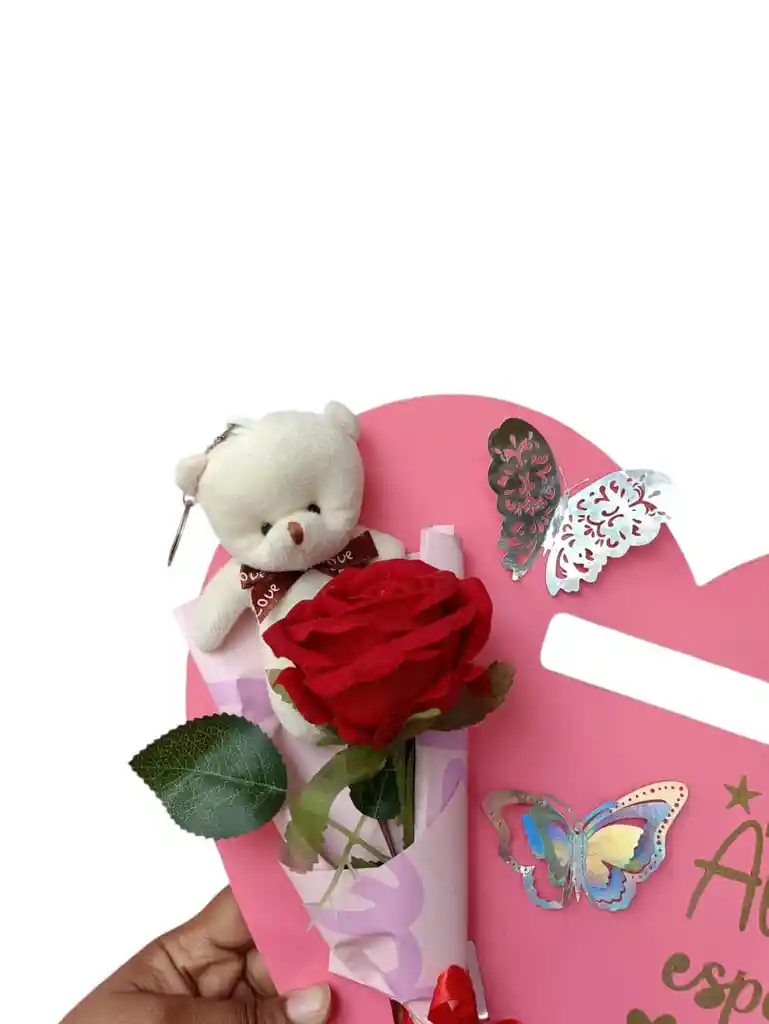 Pizarra Corazón Rosada Alguien Especial