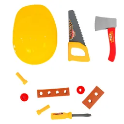 Juguete Niños Set De Herramientas Juego Kit Casco Sierra