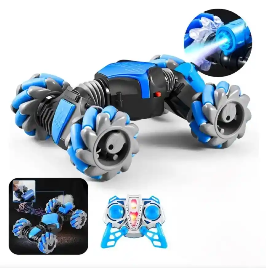 Carro Giro Acrobatico A Control Remoto Con Humo