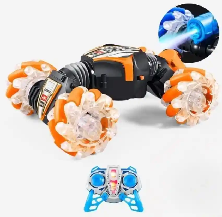 Carro Giro Acrobatico A Control Remoto Con Humo