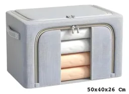 Caja Organizadora Almacenamiento Con Doble Cierre 50x40x26 Cm