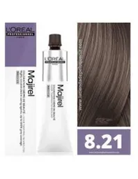 Tinte Majirel Loreal 8.21 Rubio Claro Irisado Ceniza 60ml