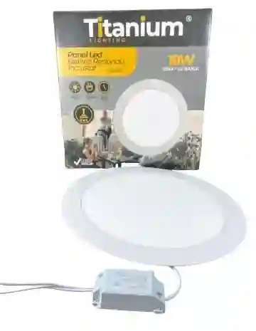 Panel Led De Incrustar De 18 W Redondo