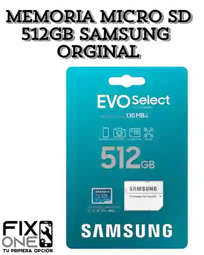 Samsung Tarjeta Sdoriginal De 512gb