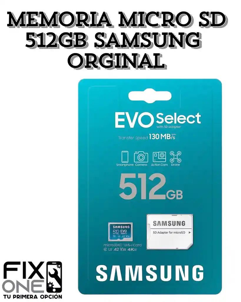 Samsung Tarjeta Sdoriginal De 512gb