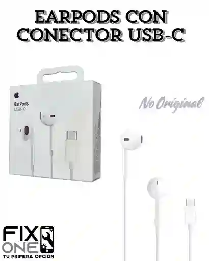 Earpods Con Conector Usb-c, Audifonos De Cable Iphone 15/16