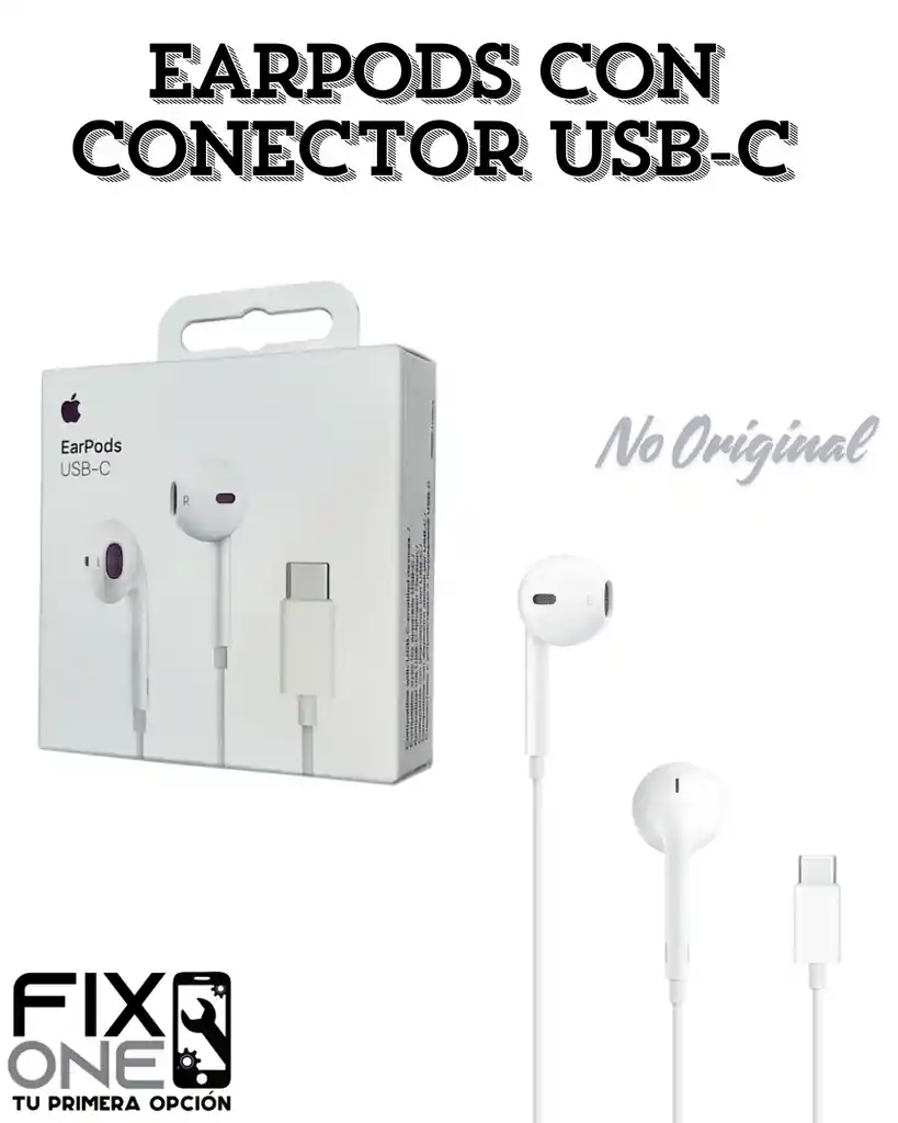 Earpods Con Conector Usb-c, Audifonos De Cable Iphone 15/16