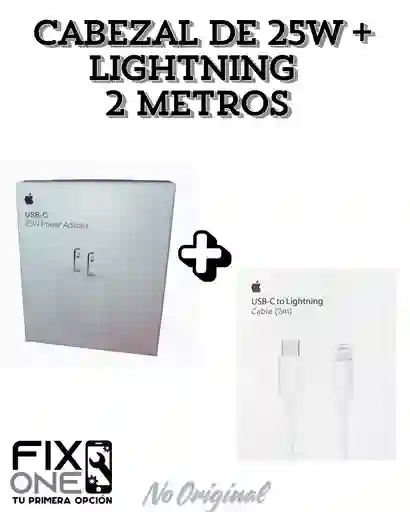 Cabezal De 25w + Lightning 2 Metros